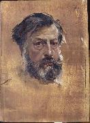 Jean-Louis-Ernest Meissonier Self portrait oil painting on canvas
